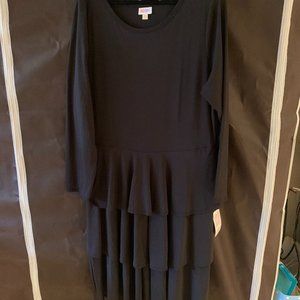 NWT LuLaRoe Georgia - 3XL - Solid Black